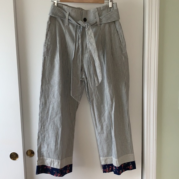 Madewell x The New Denim Project Patchwork Paperbag Pants 10 - Picture 4 of 12